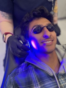 hydrafacial blue light therapy