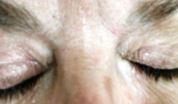Lash Serum before and after